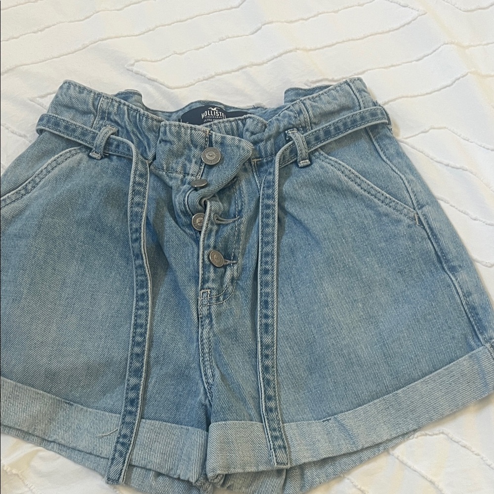 Hollister Denim Blue Jean Shorts